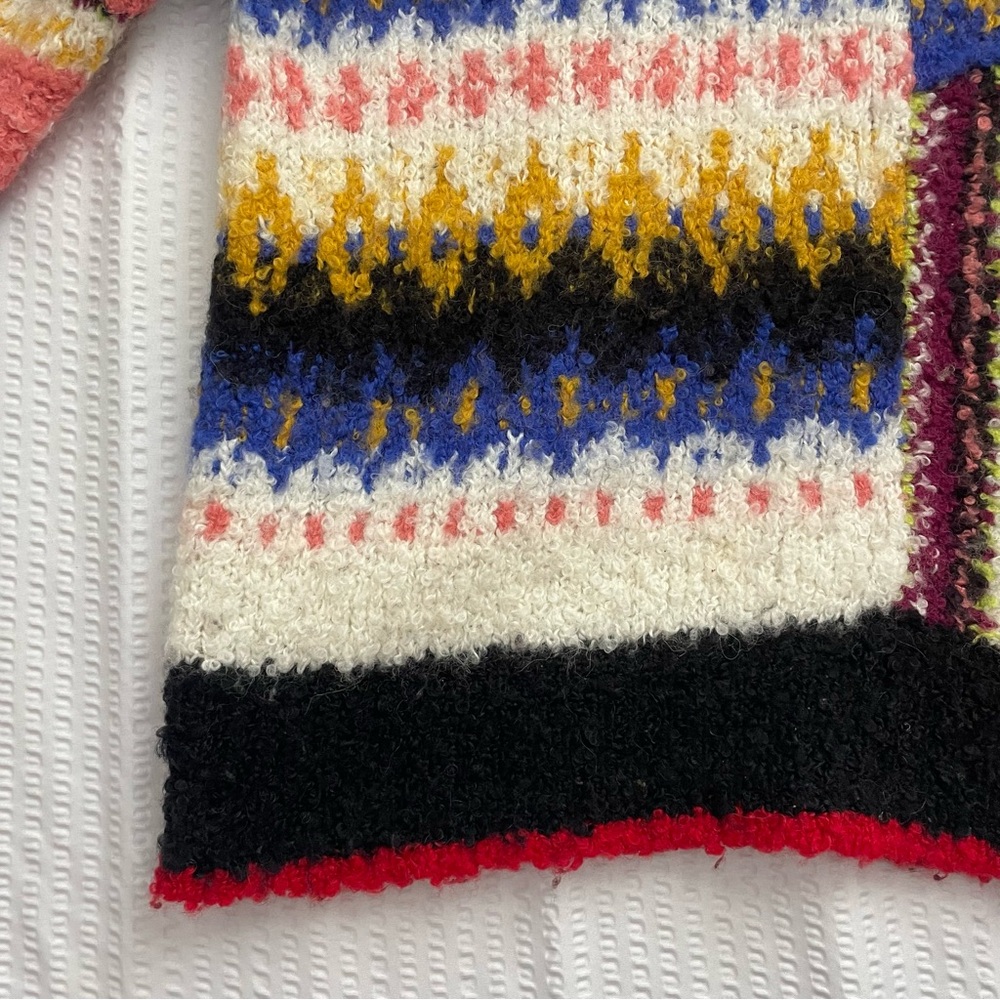Free People ❄️ acrylic alpaca blend multi color sweater - Picture 5 of 7
